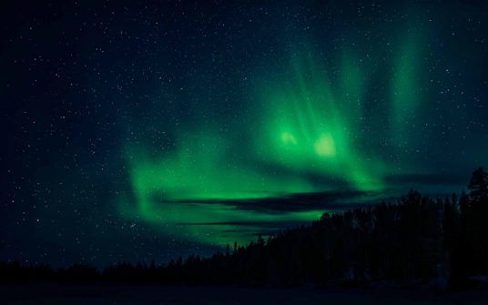 Northern Lights Over Kuusamo, Finland